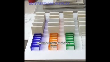 Marble quartz stone display rack Acrylic material #stones #stones #quartz #marble #granite
