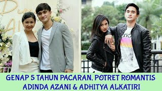 Genap 5 Tahun Pacaran, Inilah 10 Potret Romantis Pasangan Ftv Adinda Azani & Adhitya Alkatiri