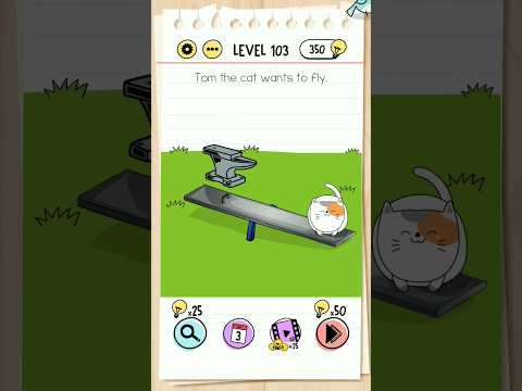 Brain Test Level 103 Tom The Cat Wants To Fly Solution YouTube Hqdefault