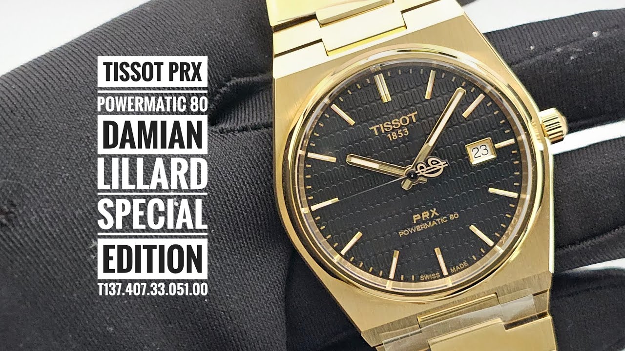 Tissot PRX Powermatic 80 Damian Lillard Special Edition T137 
