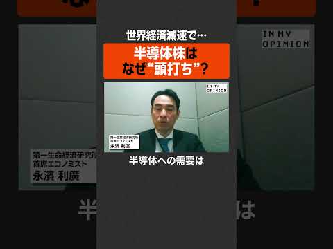 【世界経済減速で】半導体株はなぜ "頭打ち"？  #newspicks