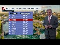 Jed Castles' Sunday morning forecast | August 23, 2026