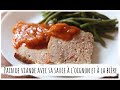 Recette : Pain de viande avec sa sauce à l&#39;oignon et à la bière !!!