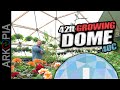 Geodesic greenhouse in 40c 42ft diameter dome bananas oranges plant sales and more