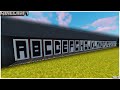  minecraft every letter of the alphabet on banners