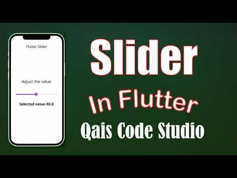 Flutter Slider with Custom Properties in Urdu/Hindi | Build Interactive & Stylish Sliders 2025
