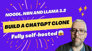 I built a self-hosted ChatGPT clone with Noodl, n8n and Llama 3.2
