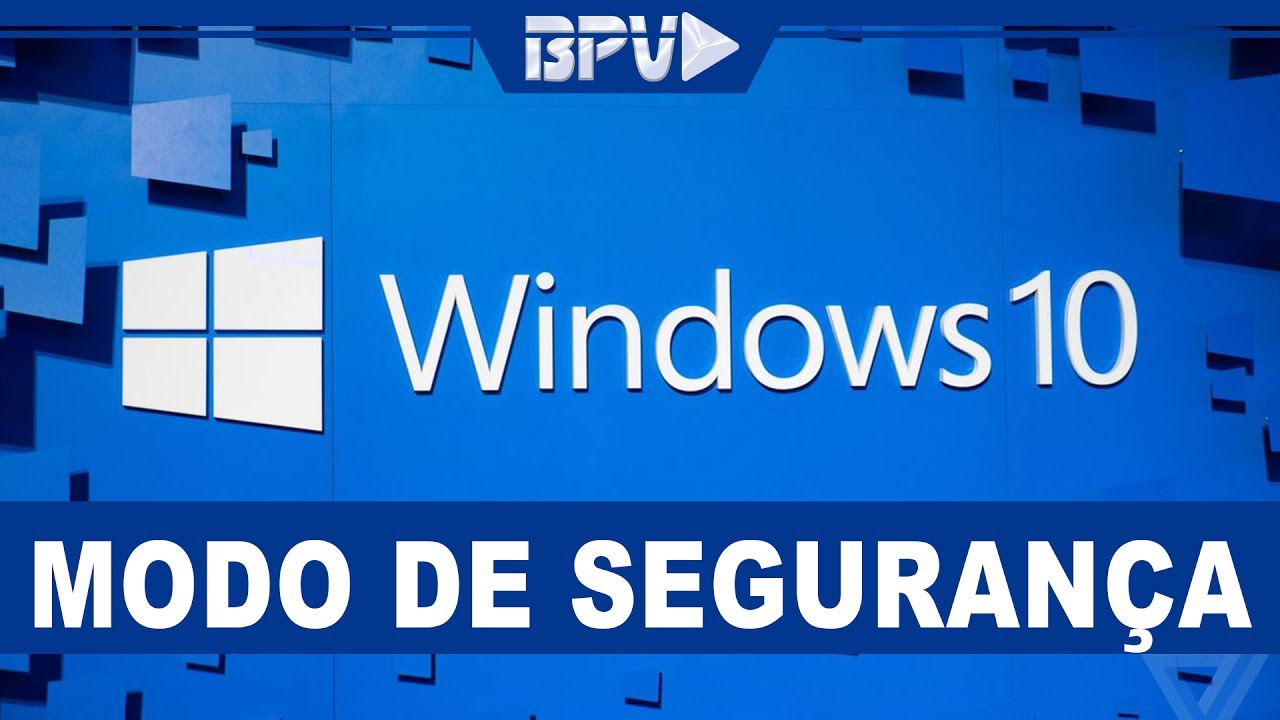 Como entrar no MODO DE SEGURANÇA do Windows 10 │Usando o F8 - YouTube