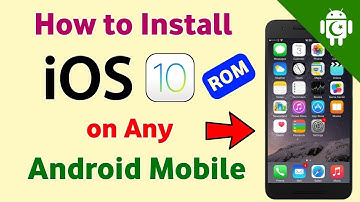 Install iOS 10 on Any Android Phone 2017    How to install iOS rom in Any Android