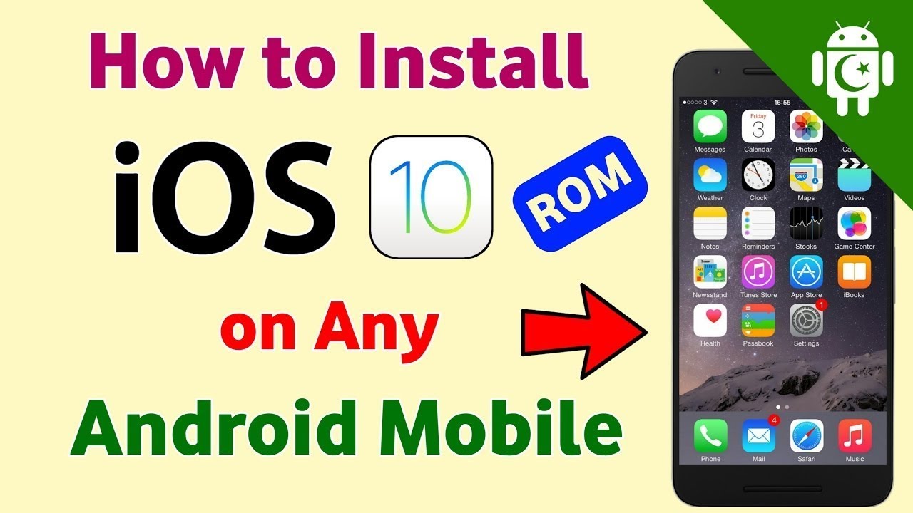 android to ios rom