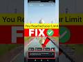 Fix You reached your limit. You can restyle more photos tomorrow | Instagram restyle not working