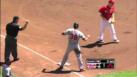 2011/08/28 Espinosa's RBI single