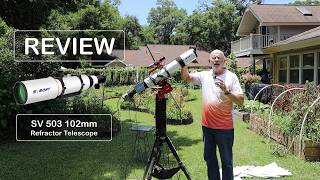 SvBony SV503 102mm Refractor Telescope Review from Heavenly Backyard