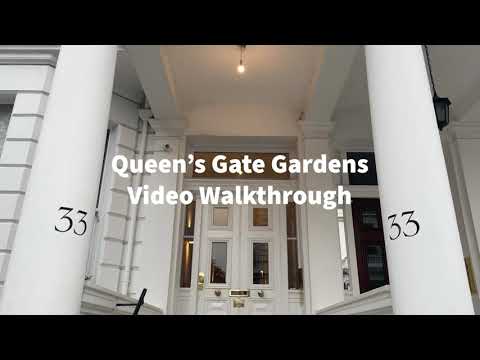 Video: Queens Gate Gärten, South Kensington Apartment