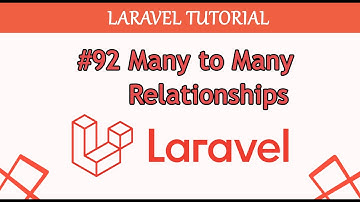 #92  Many to Many Relationships Complete Blogging Content Management System in Laravel