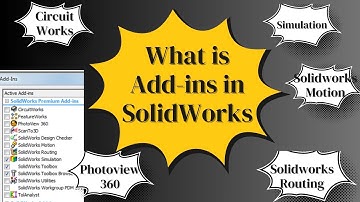 What is Add-ins in SolidWorks || Solidworks Advance Tool Packages & How to Use it #trendingvideo