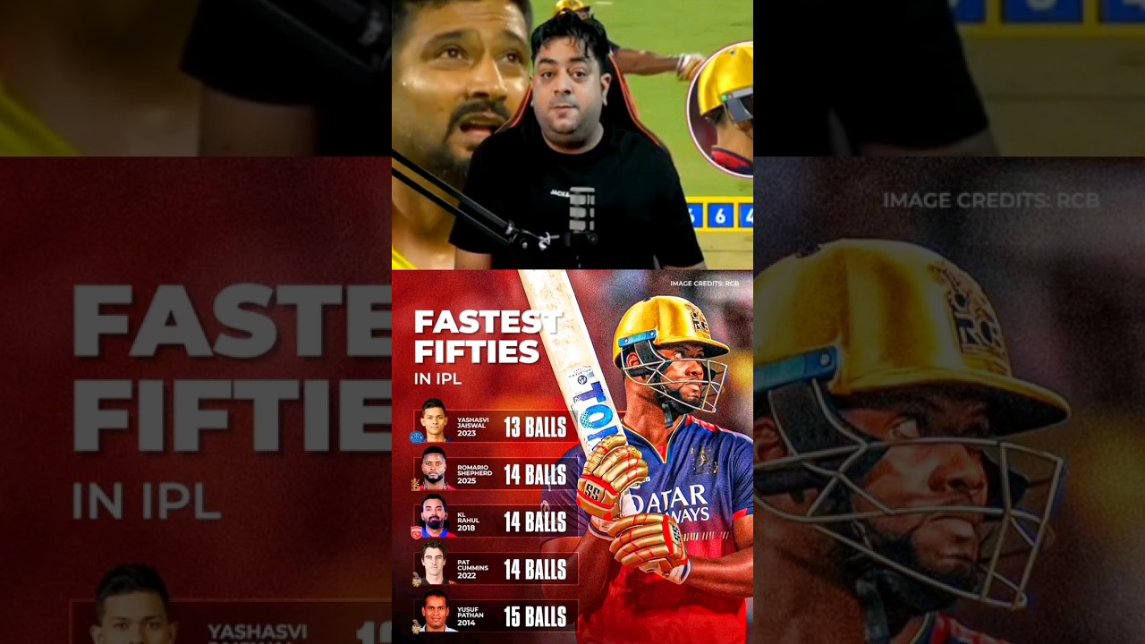 Romario Shepherd 2nd Fastest 50☠️🤯🔥 