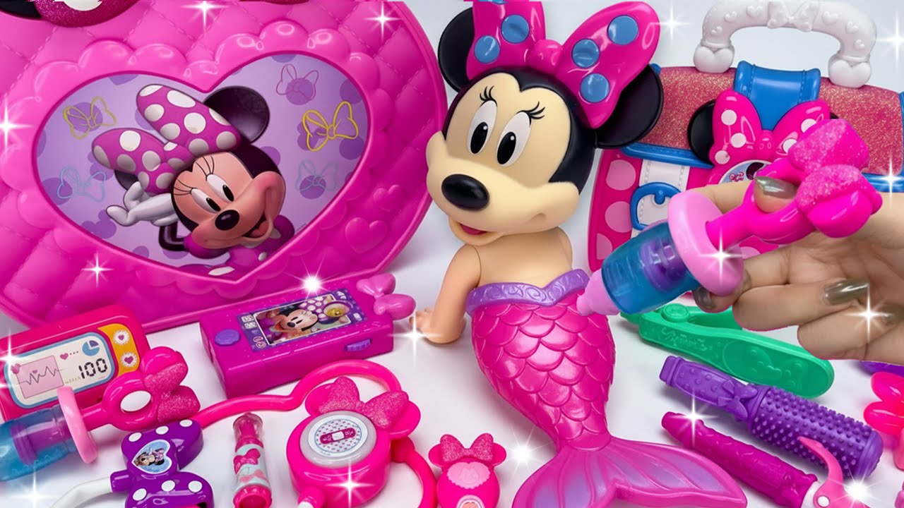 Minnie Mouse 2026🎀Full Set Unboxing de Maquillaje vs Juego Médico Rosa de Minnie | Colección Disney