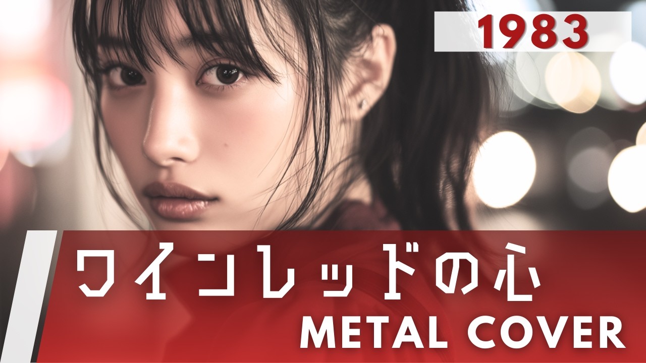 ワインレッドの心｜安全地帯【METAL Cover】AIアレンジ版（1983・CM「赤玉パンチ」イメージソング）