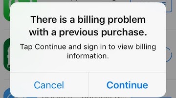 There is a Billing Problem With a Previous Purchase | iOS 16 | 2022