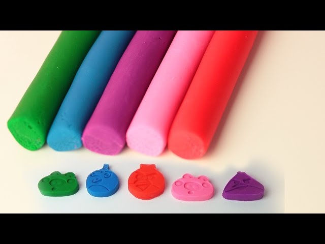 angry birds play doh