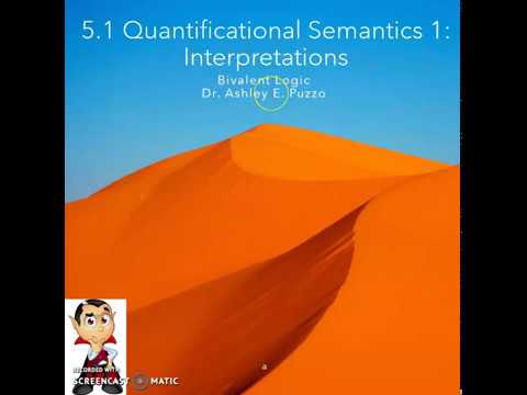5.1a Quantificational Semantics