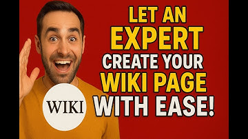 Let an EXPERT Create Your Wiki Page With Ease!