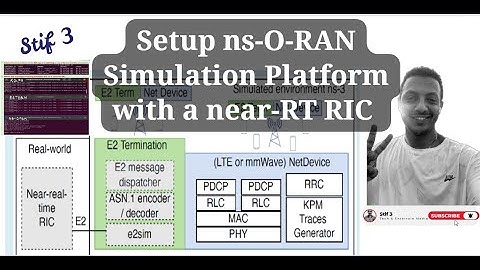 Setup and Use ns-O-RAN Simulation Platform with a near-RT RIC