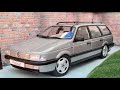 1:18 Volkswagen Passat B3 VR6 Variant 1988 Grey -KK-Scale- Diecast inside view #volkswagen #diecast