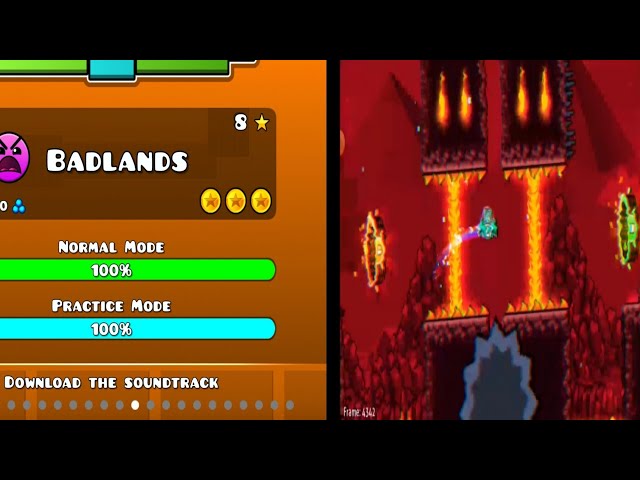 Badlands By:‪@MIAC_5‬ | Level 2 in Geometry Dash Nukebound Event