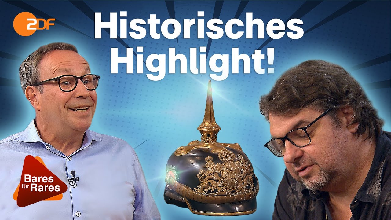 Kellerfund aus Königszeiten: Preußische Pickelhaube sorgt für Sensationsduell | Bares für Rares