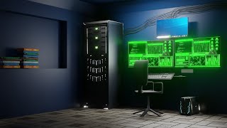 Hacker Security room in Blender 2.91 | Blender in Tamil | LMWS screenshot 2