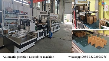 WELLDOING Corrugated Carton Partition Assembler Machine #partitionassembler  #manufacturer
