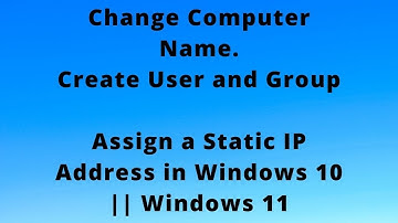 How to Assign a Static IP Address in Windows 10 || Windows 11