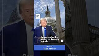 Senate’s Rapid-Fire Voting On Trump’s Agenda