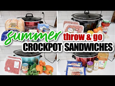 Video: Hot Sandwiches In A Slow Cooker