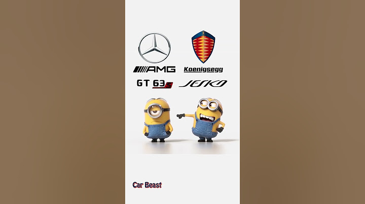 Koenigsegg Jesko vs AMG GT63s | Beast vs Beauty in Minions Style funny  #tiktok #car #edit #vs
