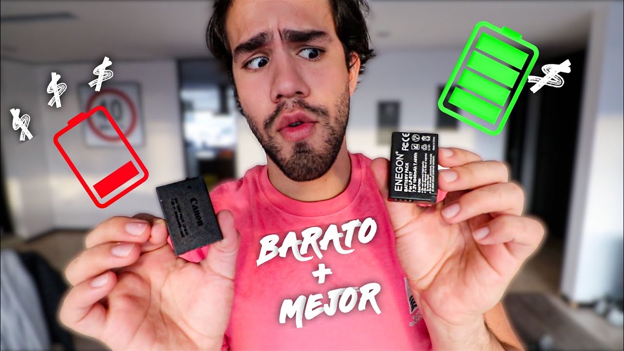 LA MEJOR BATERÍA PARA TU CÁMARA // LO MEJOR PARA VLOGEAR EN YOUTUBE ⚡️