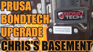 Prusa Bondtech Extruder Upgrade - Install & Test - Chris's basement