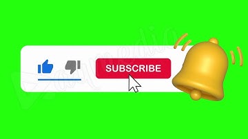 Top 5 Animated Subscribe Button Green Screen 🔔 YouTube Bell Intro - NEW No Copyright
