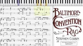Baltimore Convention Rag by Stephen Corbin (1912, Ragtime piano)