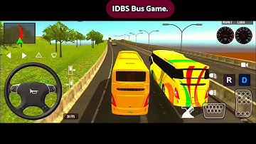 IDBS Bus Game| Bus Driving Game| 2024 Indonesia Bus Simulator| IDBS Bus Simulator| Android Games