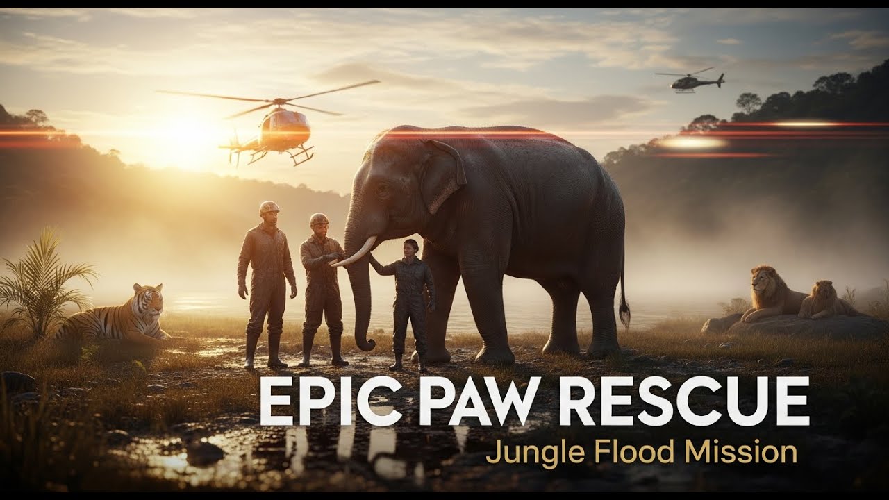 Миссия по спасению от наводнения в джунглях 🌧️ | Эпическая кинематографическая история спасения Л...