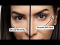 How to cover up under eye dark circles  stop concealer from creasing in wrinkles no filter