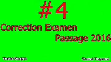 4 - Correction Examen Passage 2016 - V1 -  (Langage C) | DARIJA