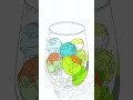 透明なイラストの描き方【イラストメイキング】#shorts