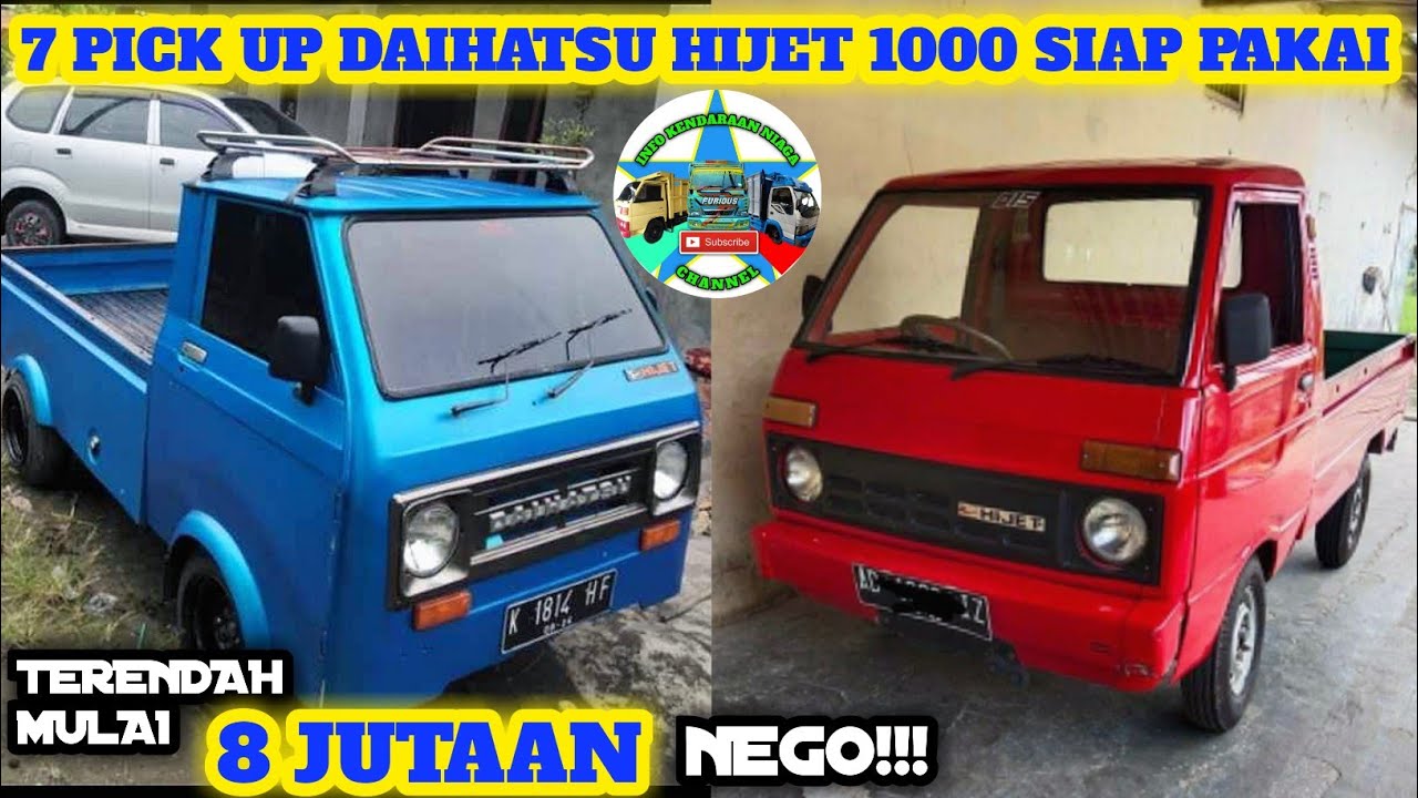 Harga Pick Up Daihatsu Hijet Bekas Murah Mulai Jutaan