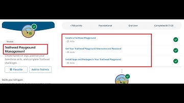 Trailhead Playground Management | Salesforce Trailhead