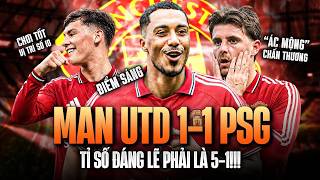 MAN UTD 1-1 PSG: PLAY LIKE THIS AND A TROPHY IS ONLY A MATTER OF TIME!