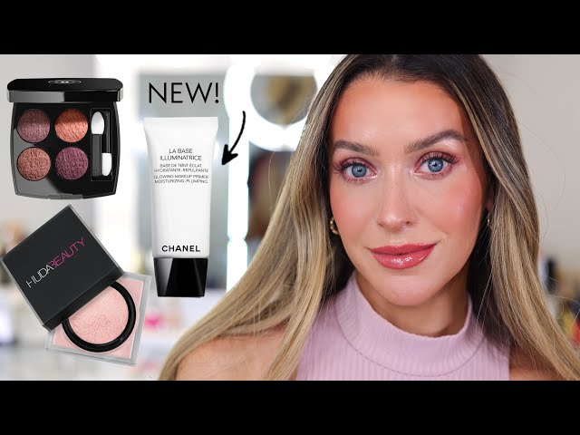 Displacement nøjagtigt indgang NEW CHANEL LA BASE ILLUMINATRICE MAKEUP PRIMER AND 02 TWEED POURPRE  EYESHADOW TUTORIAL - YouTube